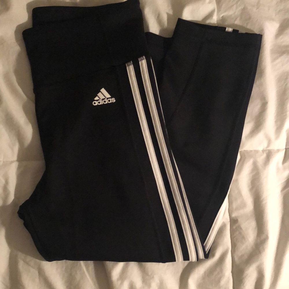 Adidas Climalite Leggings with Stripes
